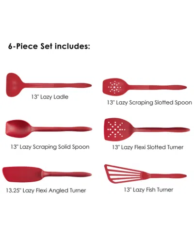 Rachael Ray Tools & Gadgets Lazy 6-pc. Kitchen Tools Set In Red