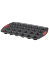 Rachael Ray Yum-o Nonstick 24-cup Oven Lovin Mini Muffin Pan In Black