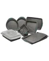 Rachael Ray Yum-o Nonstick Bakeware 10pc Set In Gray
