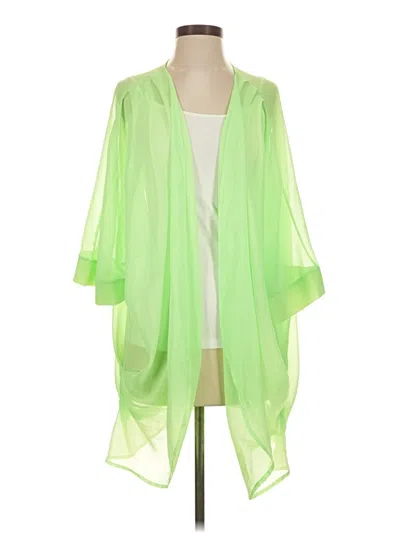 Pre-owned Racheal Kimono In Green