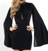 Rachel Allan Beaded Jersey Sheath Dress In Black In Black