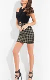 Rachel Allan Embellished Cocktail Dress With Cutouts In Black/multi In Black