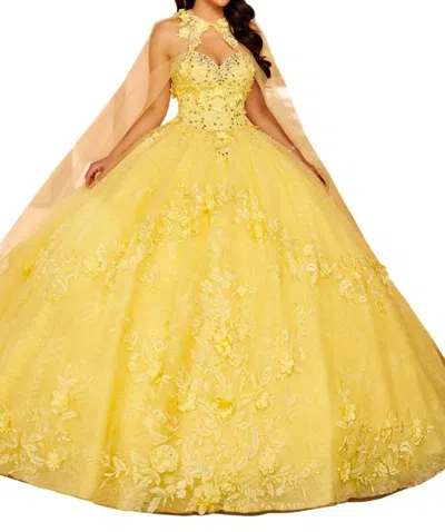 Rachel Allan La Reina Quinceanera Gown In Yellow