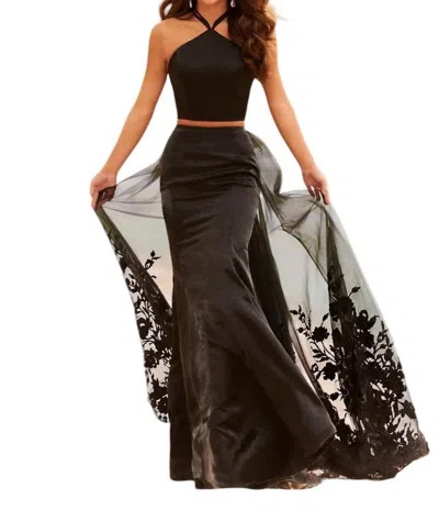 Rachel Allan Prom Dress In Black
