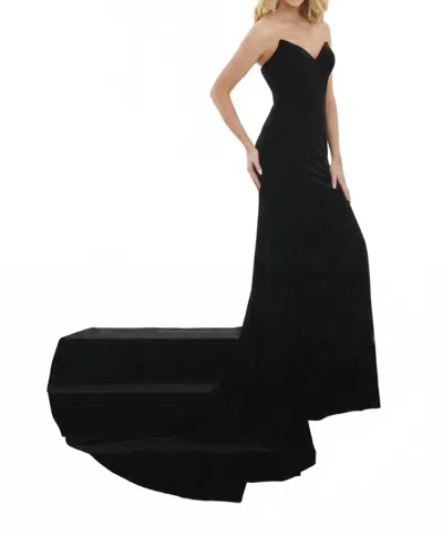 Rachel Allan Women's Sweetheart Gown In Black