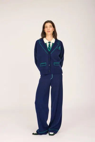 Rachel Antonoff Blair Cardigan In Blue