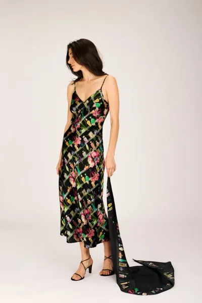Rachel Antonoff Cleo Slip Dress In Black