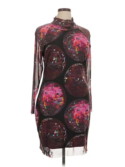Pre-owned Rachel Antonoff Cocktail Dress In Burgundy