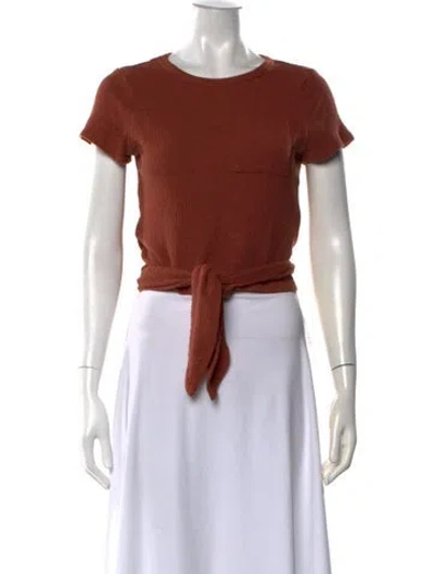 Pre-owned Rachel Antonoff Crew Neck Sweater In Brown