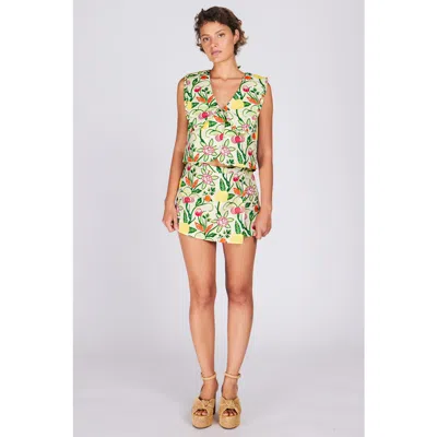 Rachel Antonoff Georgia Top In Green
