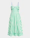Rachel Antonoff Harper A-line Midi Dress In Painted Over