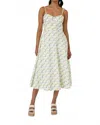 Rachel Antonoff Harper Floral Sleeveless Midi Dress In Multi