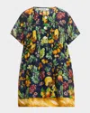 Rachel Antonoff Howard Short-sleeve Mini Dress In Marie The Baguettes