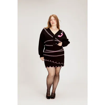 Rachel Antonoff Ida Mini Skirt In Black