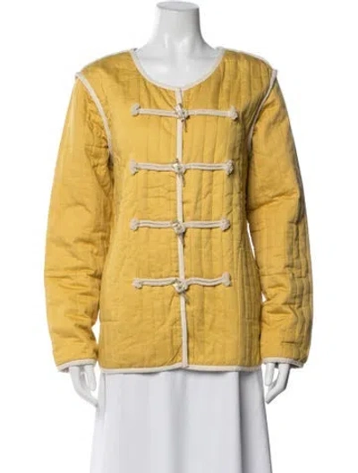 Pre-owned Rachel Antonoff Jacket In Yellow