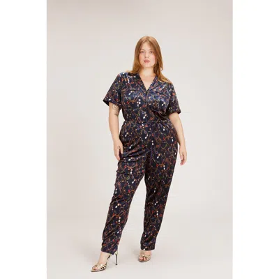 Rachel Antonoff Jewel Jumpsuit In Blue