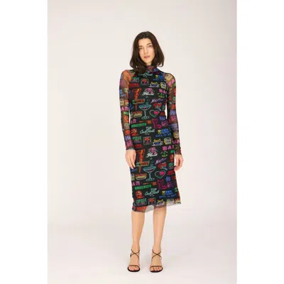 Rachel Antonoff Lilith Midi Dress In Multi