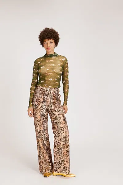 Rachel Antonoff Lillian Turtleneck In Brown