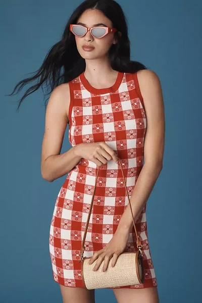 Rachel Antonoff Maddy Mini Dress In Red