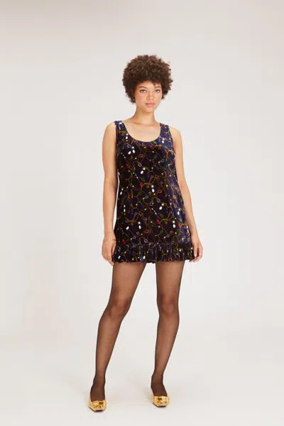 Rachel Antonoff Peggy Mini Dress In Multi