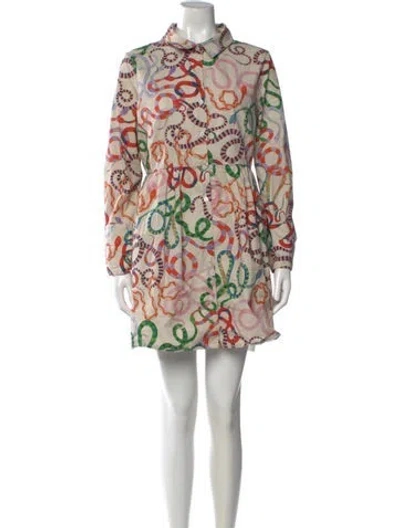 Pre-owned Rachel Antonoff Printed Mini Dress In Multi