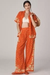 Rachel Antonoff Snyder High-rise Wide-leg Pants In Multicolor