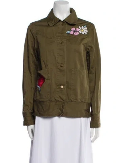 Pre-owned Rachel Antonoff Utility Jacket In Green