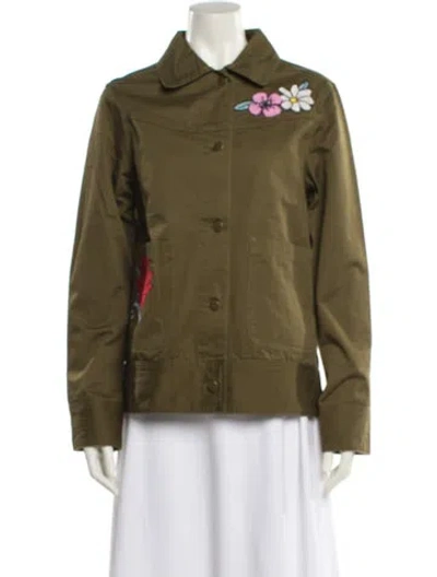 Pre-owned Rachel Antonoff Utility Jacket In Green