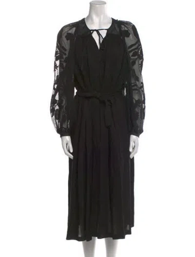 Pre-owned Rachel Comey 2020 Long Dress In Black