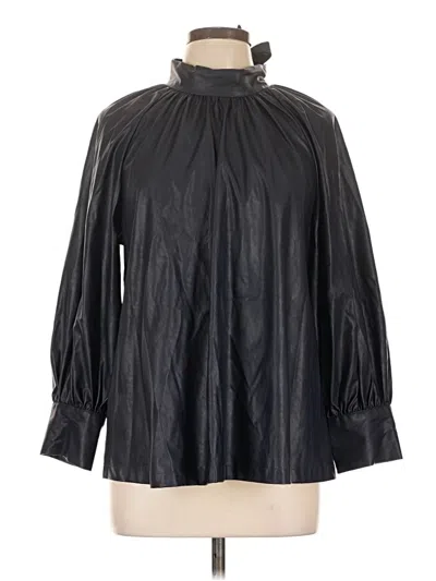 Pre-owned Rachel Comey 3/4 Sleeve Blouse In Black