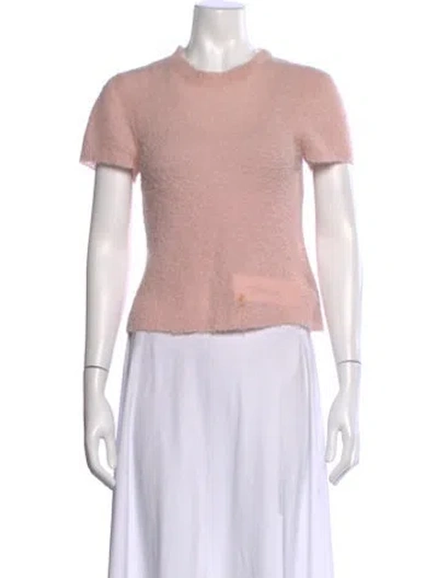 Pre-owned Rachel Comey Alpaca Crew Neck Sweater In Pink
