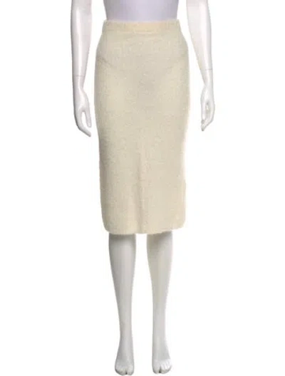 Pre-owned Rachel Comey Alpaca Knee-length Skirt In Neutral