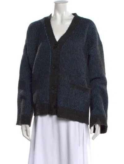 Pre-owned Rachel Comey Alpaca Striped Sweater In Multi