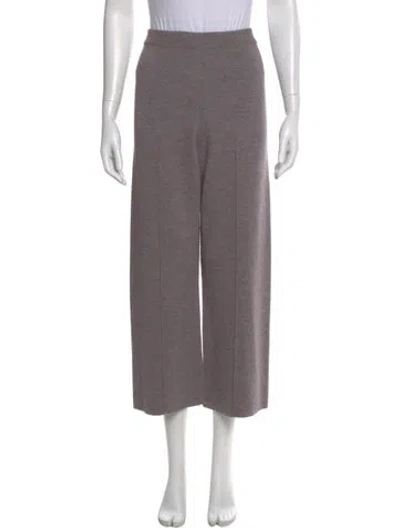Pre-owned Rachel Comey Alpaca Wide Leg Pants In Silver