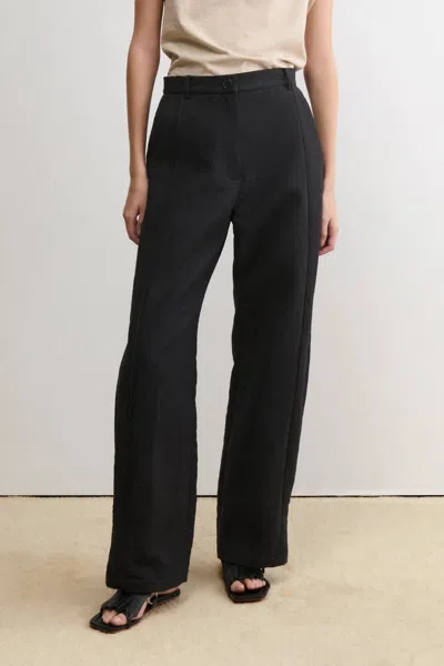 Rachel Comey Alston High Rise Pants In Black In Animal Print