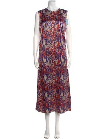 Pre-owned Rachel Comey Animal Print Midi Length Dress W/ Tags