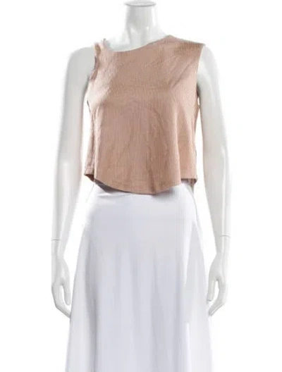 Pre-owned Rachel Comey Asymmetrical Sleeveless Top In Neutral