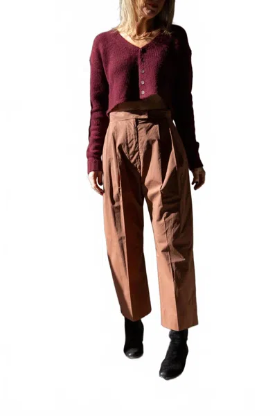 Rachel Comey Babar Straight Leg Pants In Sienna In Brown