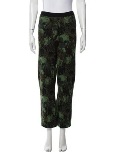 Pre-owned Rachel Comey Baby Alpaca Straight Leg Pants In Black