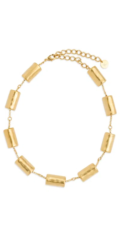 Rachel Comey Bambu Necklace Vintage Gold
