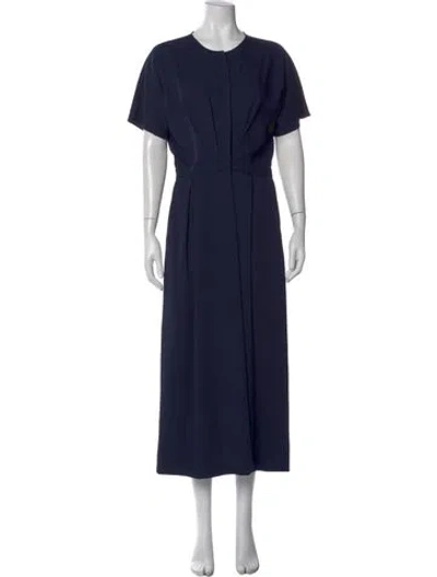 Pre-owned Rachel Comey Bateau Neckline Jumpsuit In Blue