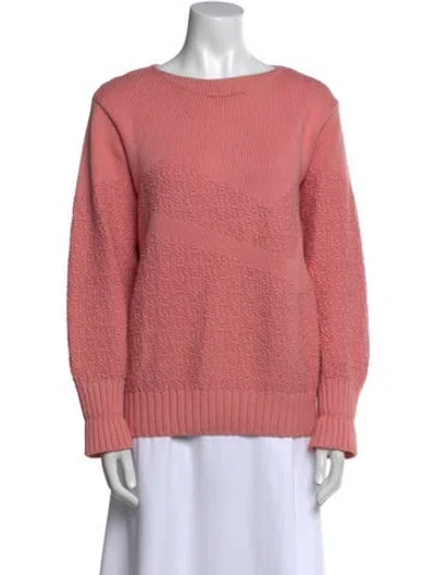 Pre-owned Rachel Comey Bateau Neckline Sweater In Pink