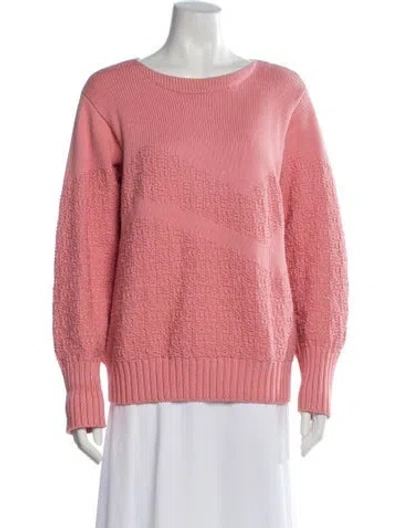 Pre-owned Rachel Comey Bateau Neckline Sweater In Pink