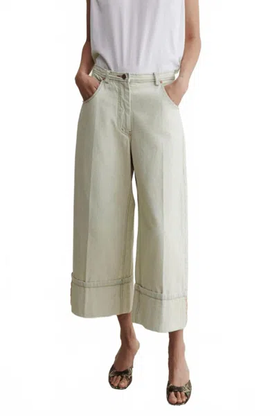 Rachel Comey Bev Wide Leg Pants In Bleached In Neutral