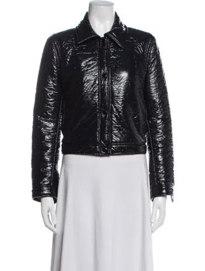 Pre-owned Rachel Comey Biker Jacket In Blue