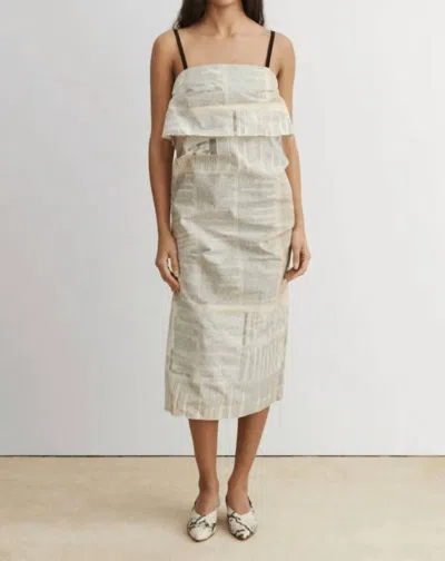 Rachel Comey Bolding Midi Dress In Ivory In Gray