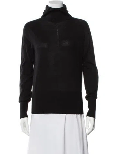 Pre-owned Rachel Comey Cashmere Turtleneck Sweater In Black