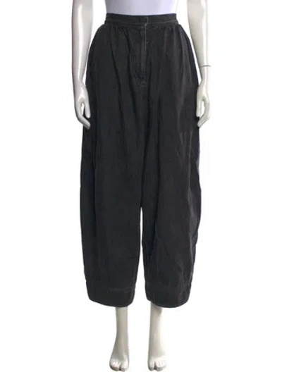 Pre-owned Rachel Comey Cashmere Wide Leg Pants In Black