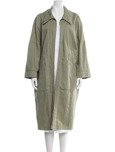 Pre-owned Rachel Comey Coat In Green