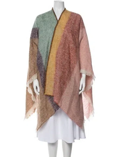 Pre-owned Rachel Comey Colorblock Pattern V-neck Sweater In Neutral